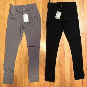 Leggings in gray and black